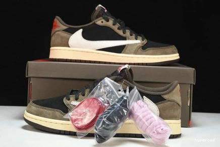 Hyperoad AIR DARK 1 MOCHA LOW JORDAN TRAVIS SCOTT 1017
